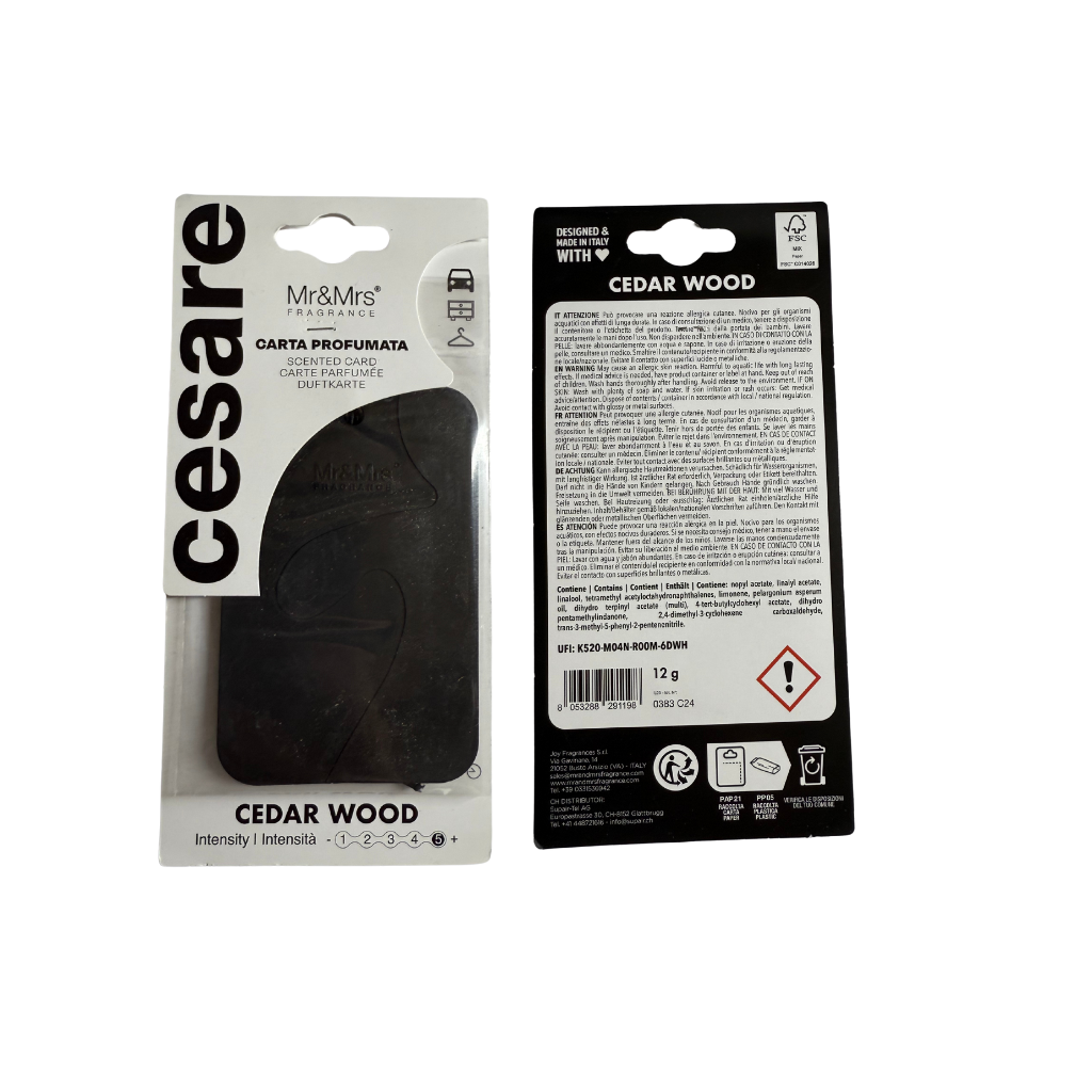 Cesare diffuseur Mr&Mrs Cedar Wood
