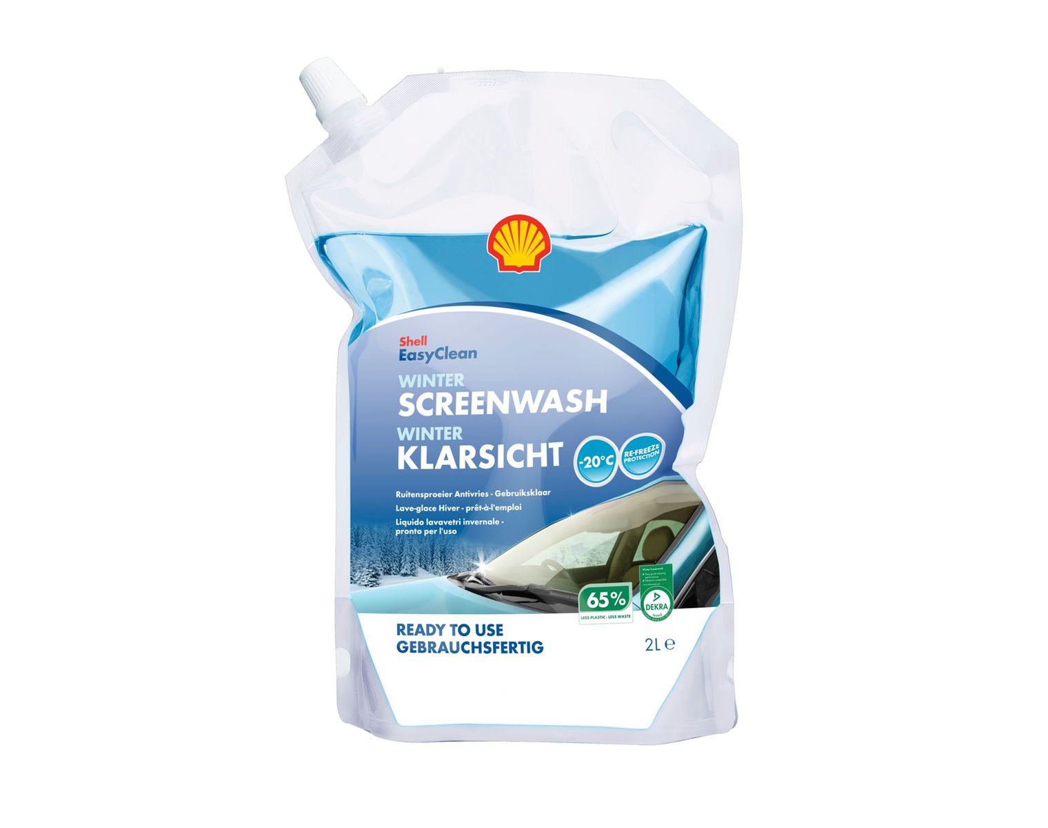 Lave-glace d'hiver SHELL, 2 l