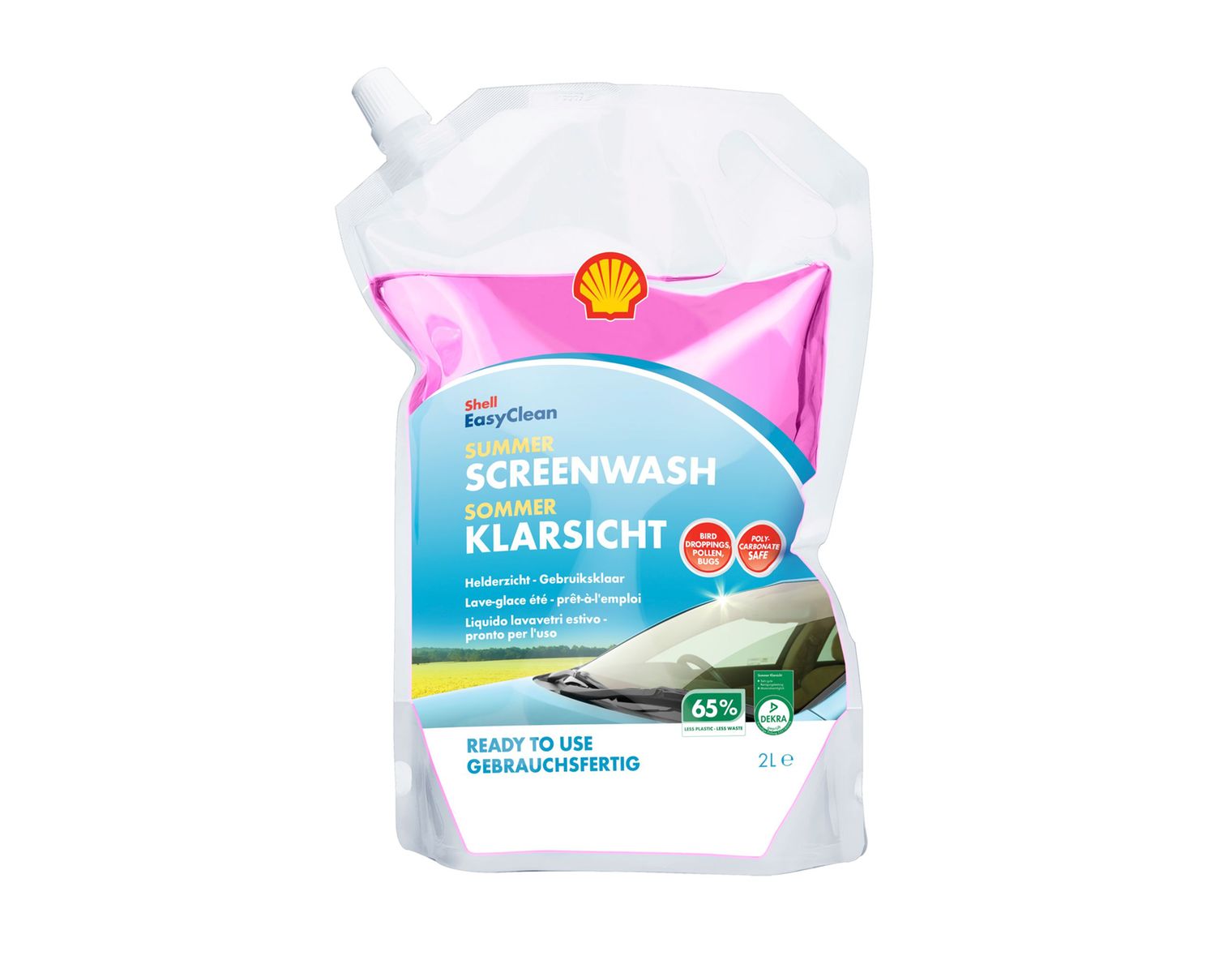Lave-glace d'été SHELL, 2 L