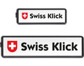 SwissKlick Jeu de cadres de plaques d'immatriculation noir, 30x8 / 50x11