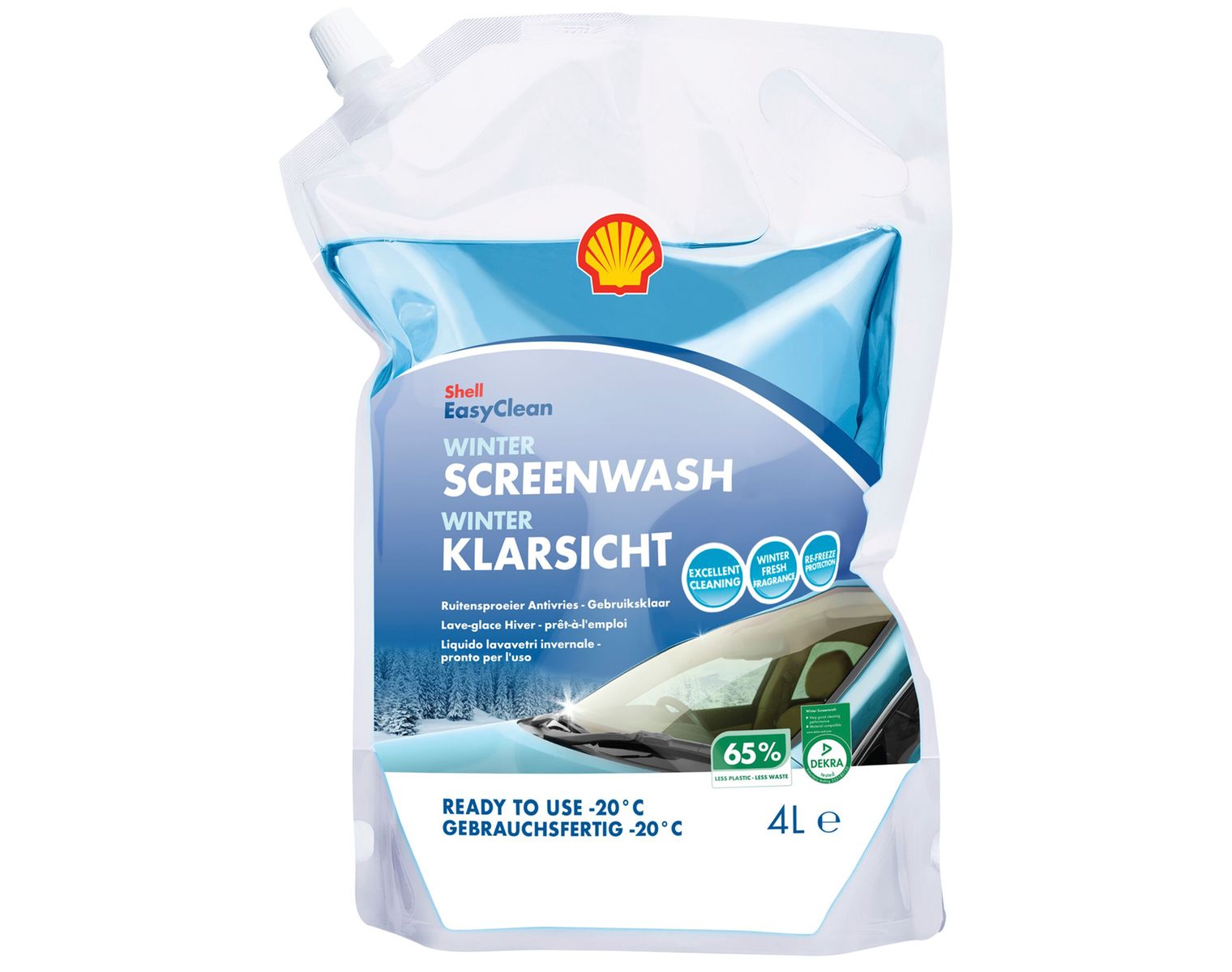 Lave-glace d'hiver SHELL, 4 l