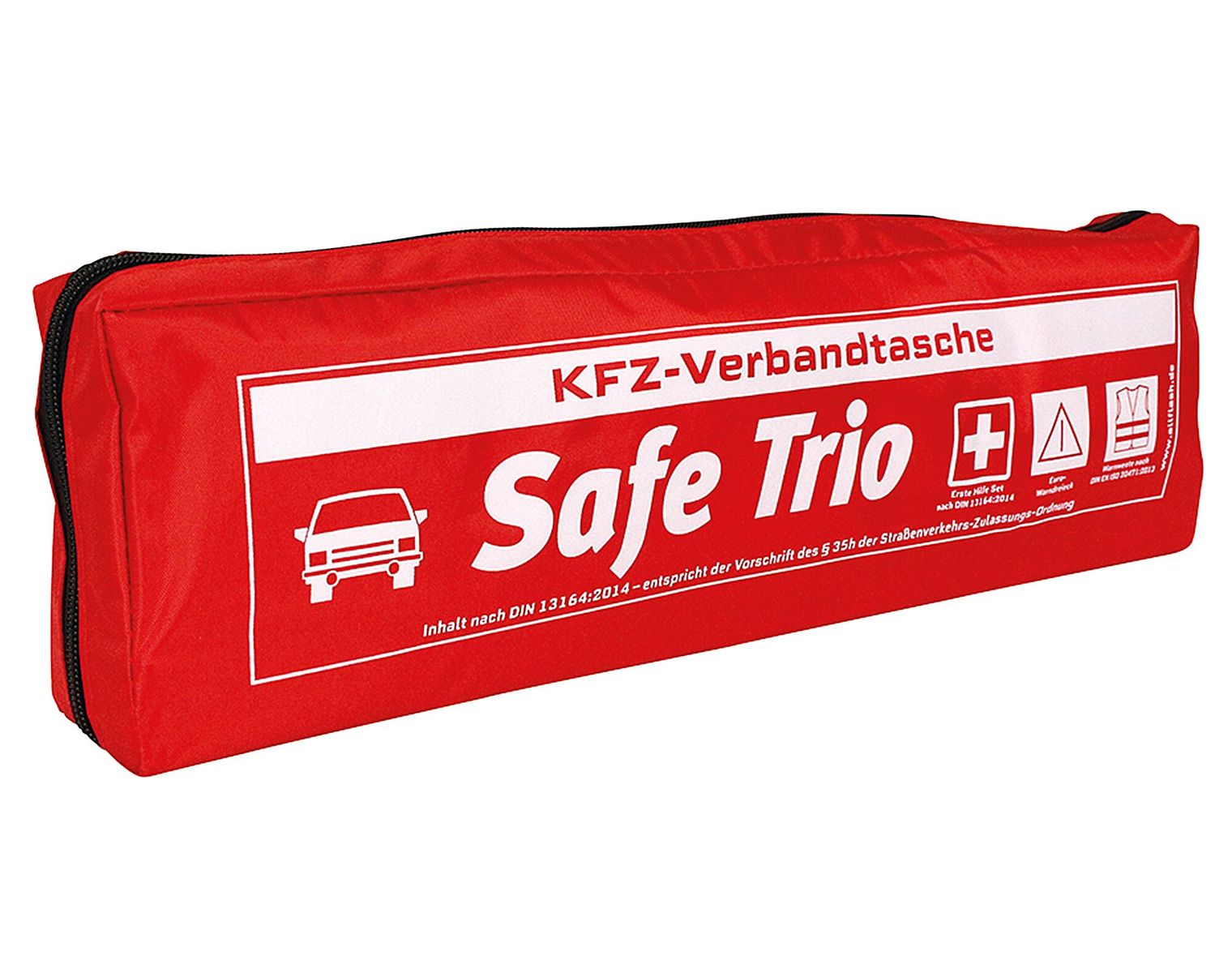 EAL Trousse de premiers secours combinée avec triangle de signalisation et gilet de sécurité