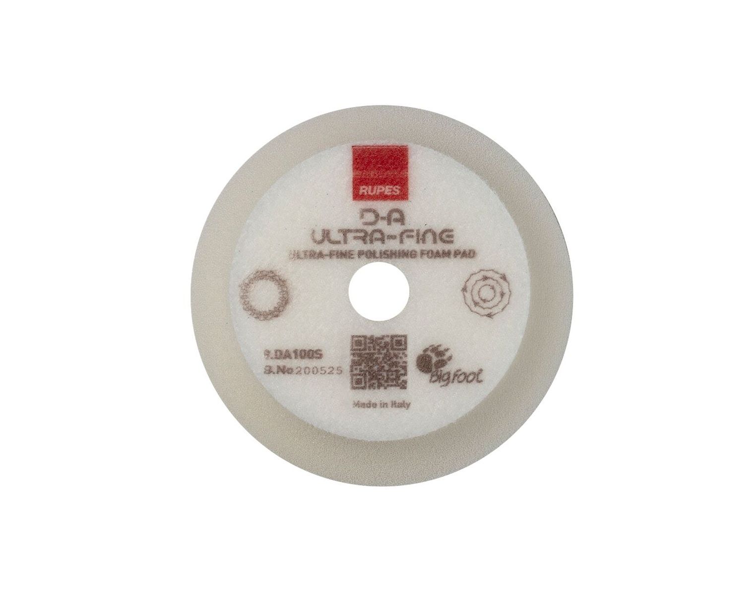 RUPES Tampon de polissage D-A ULTRA-FINE, blanc, ؠ80 mm