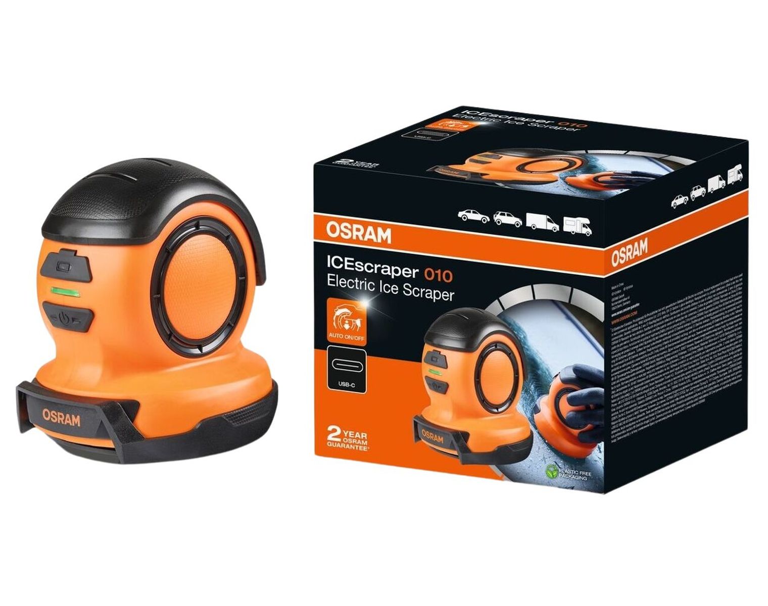 WinterClear Pro Bundle - Grattoir à glace Osram