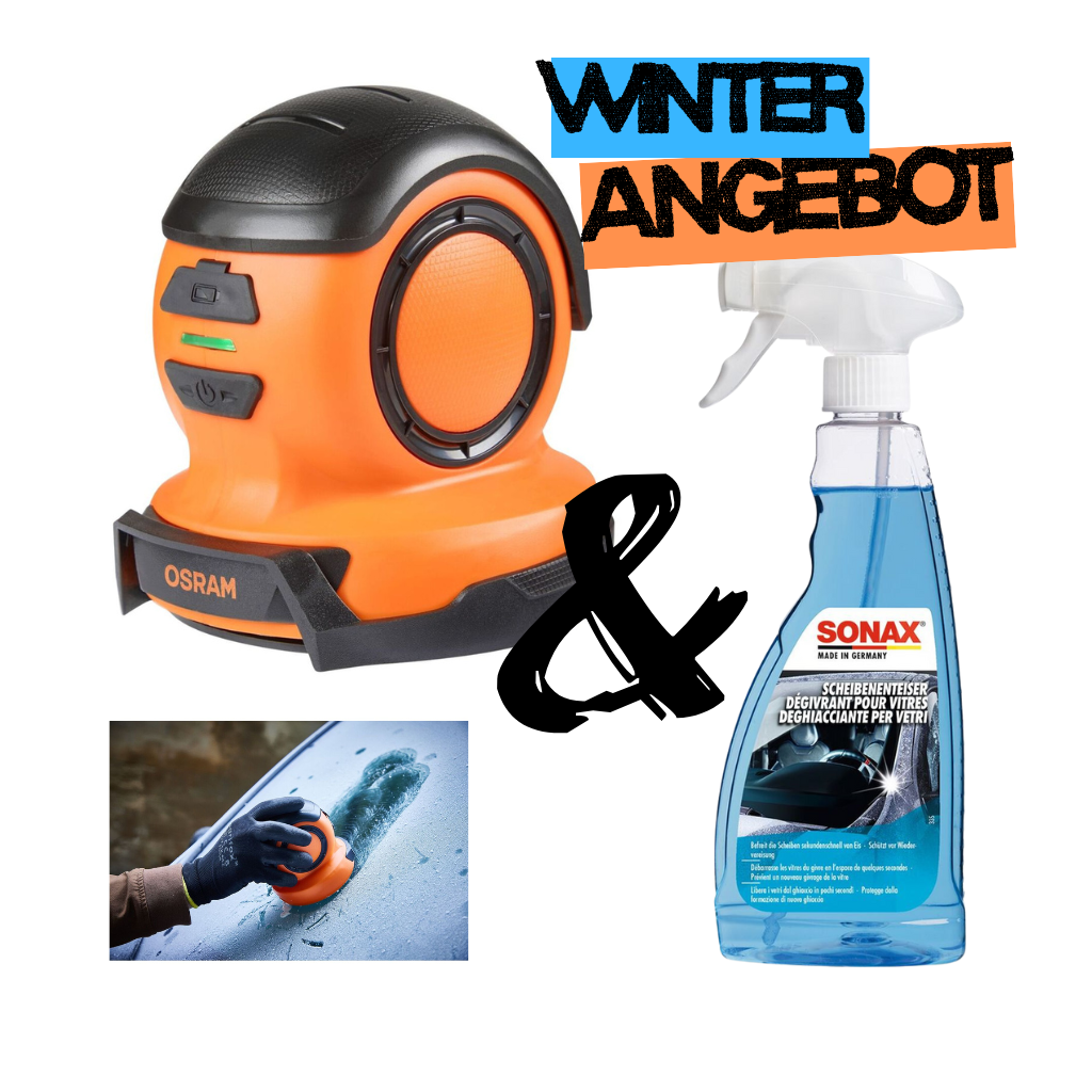 WinterClear Pro Bundle - Grattoir à glace Osram