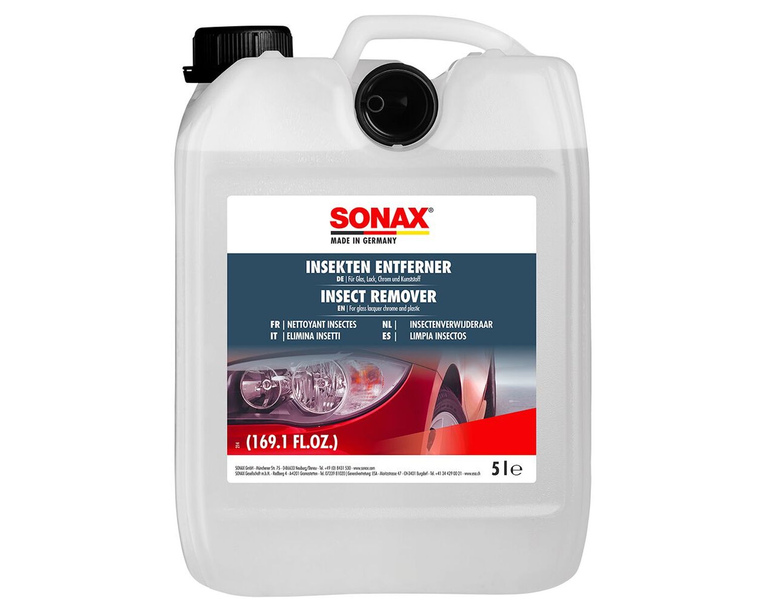SONAX InsektenEntferner, 533, Kanne à 5 Liter