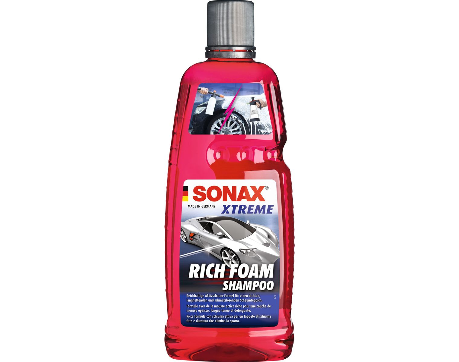 SONAX XTREME Rich Foam Shampoo, flacon de 1 litre