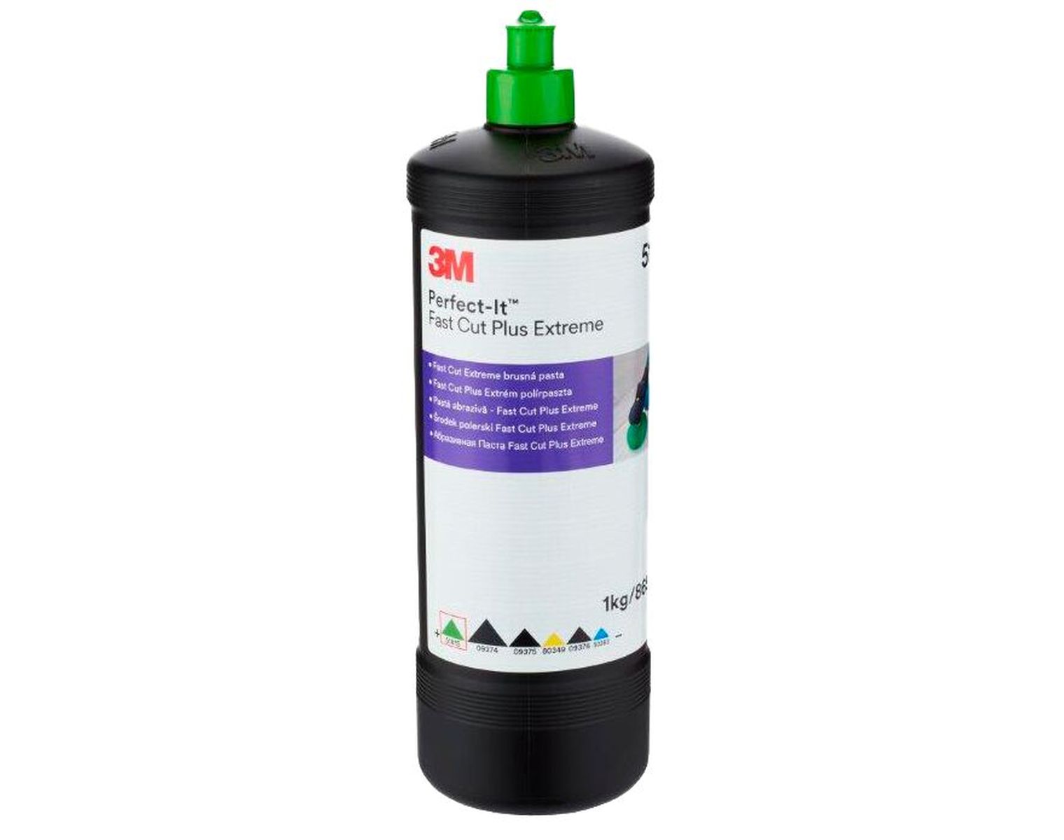 3M Perfect-It III Pâte à polir PLUS Extrême, verte, 1 kilogramme