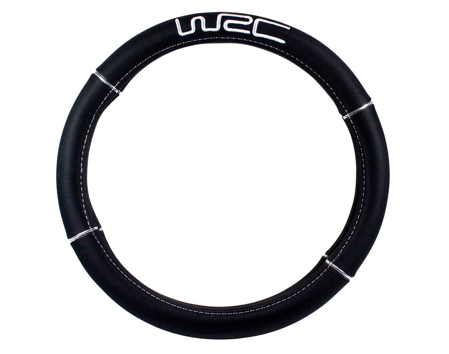 WRC Lenkradbezug aus Neopren, schwarz, Ø 35–38 cm